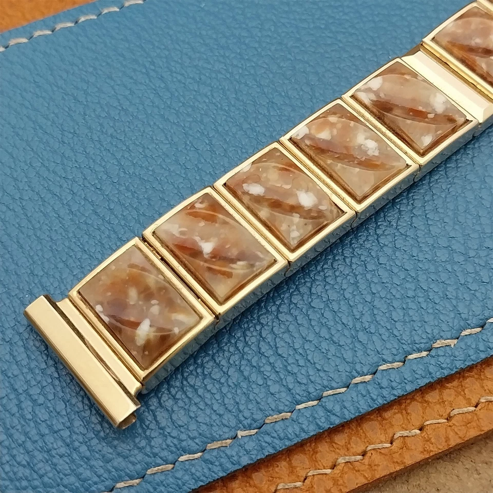 Vintage 19mm 18mm 16mm 12K Gold-Filled Gemex Monte Carlo Unused 1950s Watch Band - Image 2 of 4