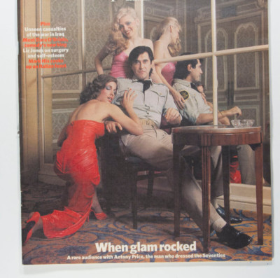 ANTONY PRICE BRYAN FERRY ROXY MUSIC DARA O'BRIAIN LIZ JONES Independent magazine