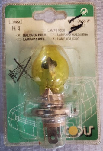 Ampoule Halogène H4 12V 60/55W Pour Phares De Croisement - Lampe Iode, Référence 1583