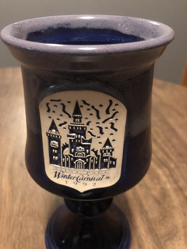 Taza de piedra True Vintage 1992 Saint Paul Minnesota carnaval de invierno 7,75 - Imagen 3 de 7
