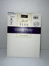 Hanes Plus Fitting Pretty Day Sheer Size One Plus Gentle brown Control Top NIP