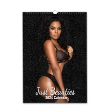 Hot Just Black Beauties pinups photo calendar 2027/8  personalised Choose Start