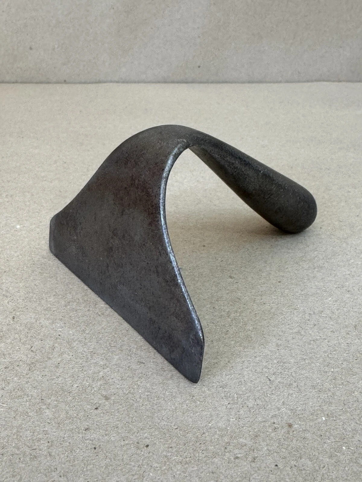 Vintage Blacksmith Hand Forged Iron Dough Scraper Knife Kitchen Primitive Tool