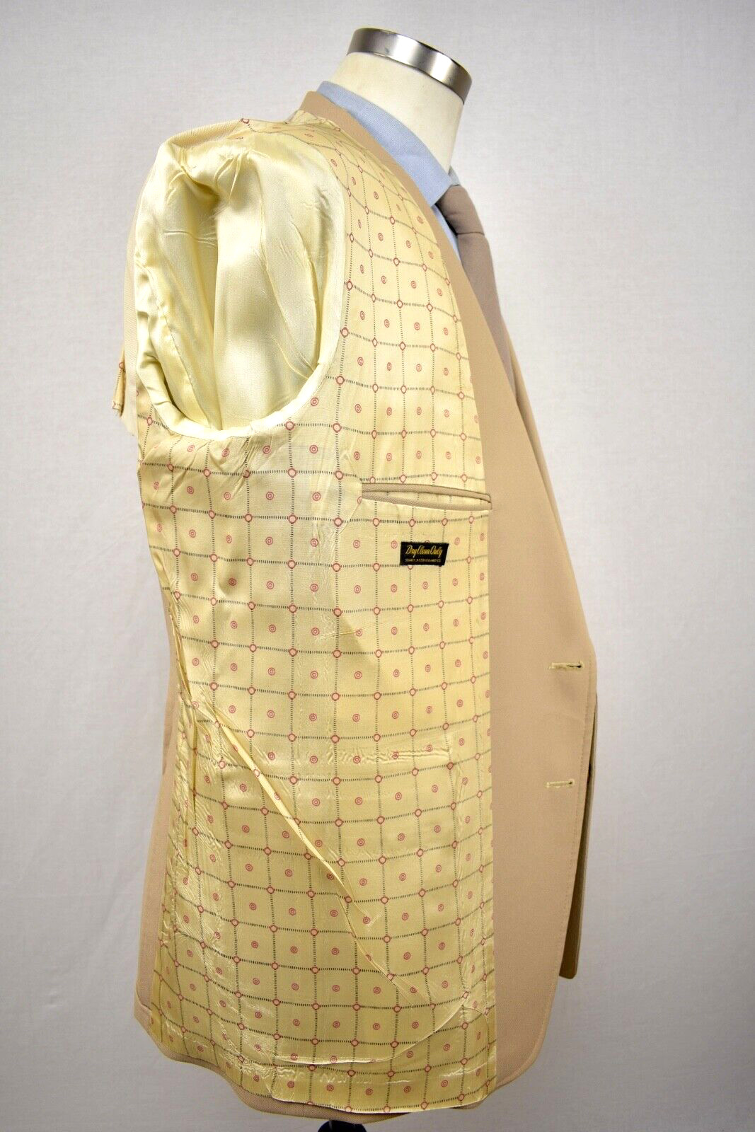 1970-80's Sears Solid Light Brown Polyester Two B… - image 9