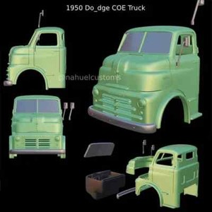 Carrosserie fourgon pour camion RC porteur 3 essieux Volvo 56360 Tamiya