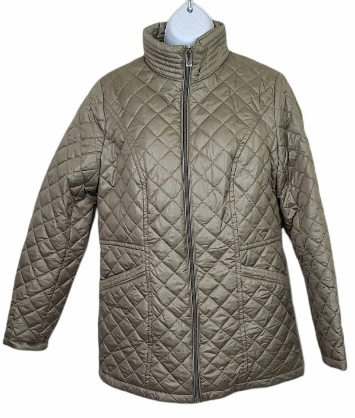 Via spiga top diamond quilted jacket