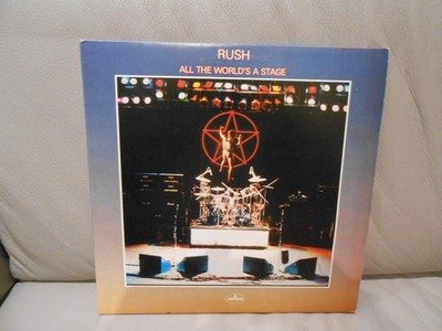 RUSH - ALL THE WORLD`S A STAGE - UK - 1st PRESS - MINT PLAY - COMPLETE