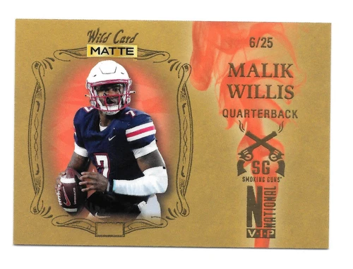 2022 Wild Card MATTE National Convention Malik Willis #SGN-6