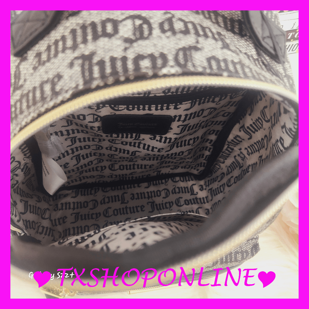 Juicy Couture} Rosie Mini Backpack Black NWT | eBay display picture 3