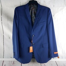 Tallia 18SK Nordstrom Boys 2 Button Blue Check Suit Blazer Jacket NWT 200
