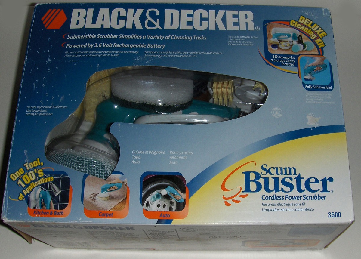 Black & Decker Scum Buster Deluxe Cleaning Kit Cordless Power