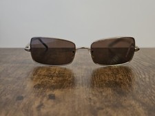 VINTAGE GIVENCHY SGV 014 GOLD PILOT SUNGLASSES MADE IN ITALY 1059