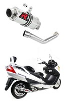 Burgman 400 2003 - 2006 Auspuff SchalldäMpfer GP1 Dominator