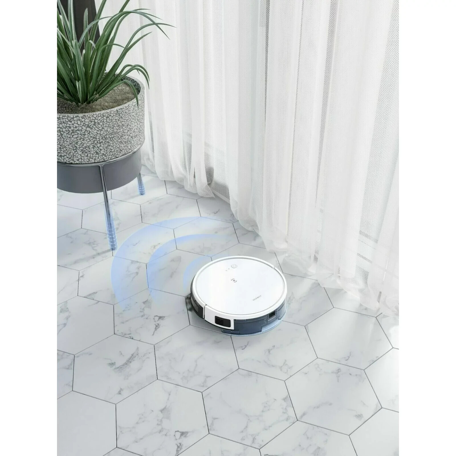 Ecovacs Deebot 665 Multi-Surface Wi-Fi and App Controlled Robot Vacuum and Mop