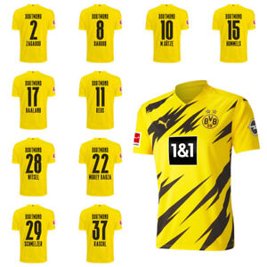 Puma Borussia Dortmund Bvb Kids Home Jersey Shirt 2020 2021 W Player Name Ebay