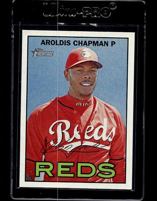 2016 Topps Heritage #80 Aroldis Chapman