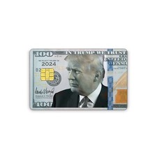 Credit Card Skins Trump Hundred Dollar Bill Vinyl Decal