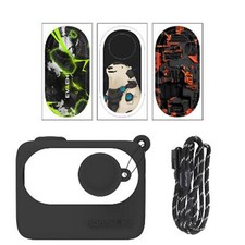 Camera Sticker Lens Protective Case Silicone Cover Thumb Strap For Insta360 GO3