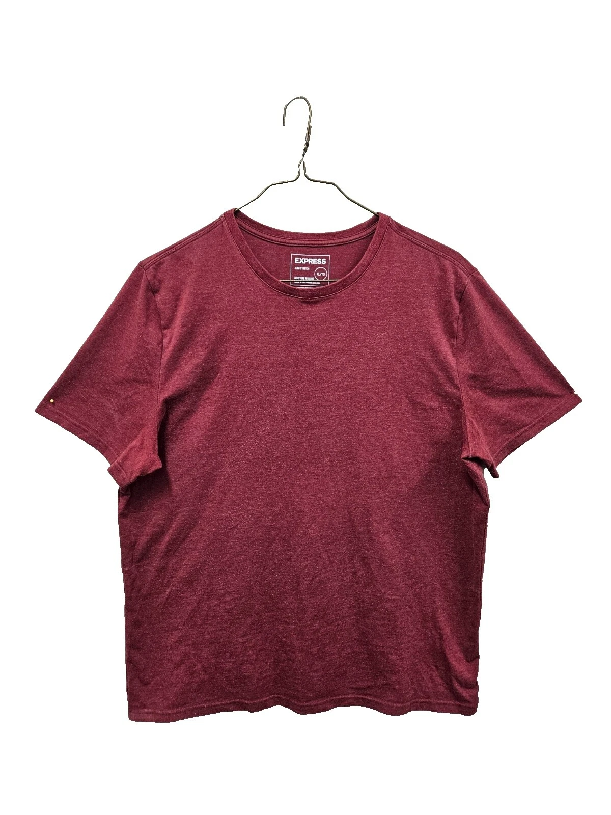 Express Regular Size L Short Sleeve Solid T-Shirts for Men