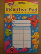 School Supplies: 36 Colorful Sea Creatures Incentive/Progress Charts  Motivate