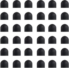 36Pcs Linfanc Stylus Rubber Tips for Pens, 0.24inch 6mm Black
