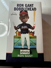 Ron Gant Press Box Fire Bobblehead – Atlanta Braves SGA – Xfinity – With Box
