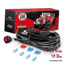 - NI -WA 06 LED Light Bar Wiring Harness 16AWG Wiring Harness Kit - 2 Leads