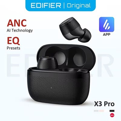 Edifier X3 Pro True Wireless Earbuds, ANC, Bluetooth 5.4, Multipoint, IP54
