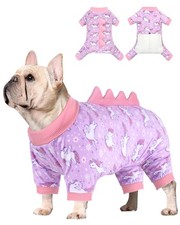 CuteBone Dinosaur Dog Pajamas: Stretchy Spandex Crystal Velvet Sleepwear