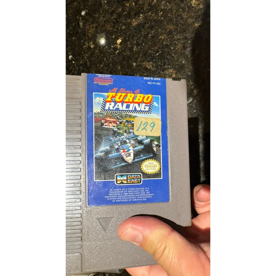 Al Unser Jr.'s Turbo Racing (NES, 1990) authentic & tested - Image 3 of 4