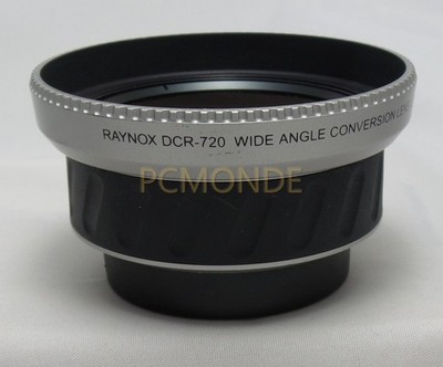 Raynox DCR-720 0,72x Conversion Objektiv für Kameras mit 52mm Filtergewinde - Grade A