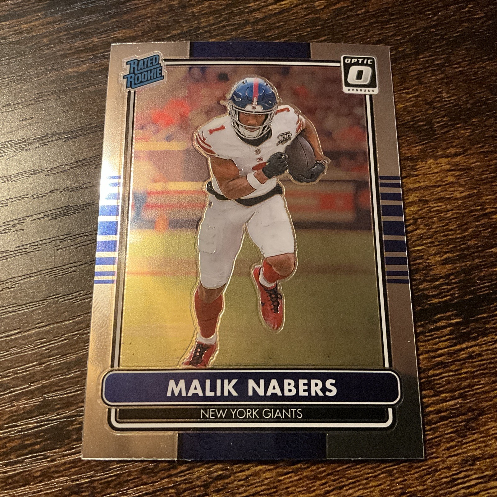2024 Panini Donruss Optic Malik Nabers #5 2014 Retro Series Rated Rookie Giants