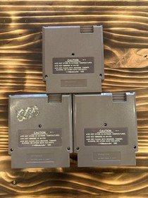 3 NES Game Bundle - Win, Lose, or Draw, MTV Rem Control, Hollywood Squares (BF)