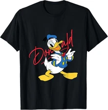 Disney Disney Mickey And Friends Donald Duck Black T-Shirt