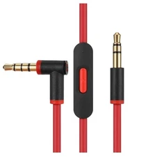 Beats by Dr. Dre (3.5mm AUX) RemoteTalk Cable for Apple Devices - Red