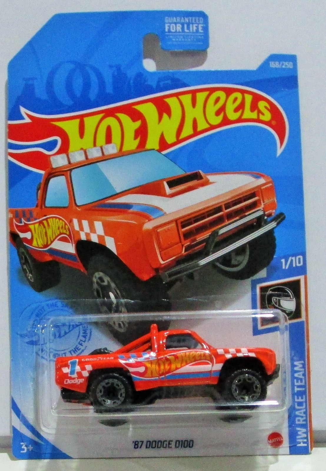 Hot Wheels 2021 basic series 1987 87 dodge d100 orange #168 / 250