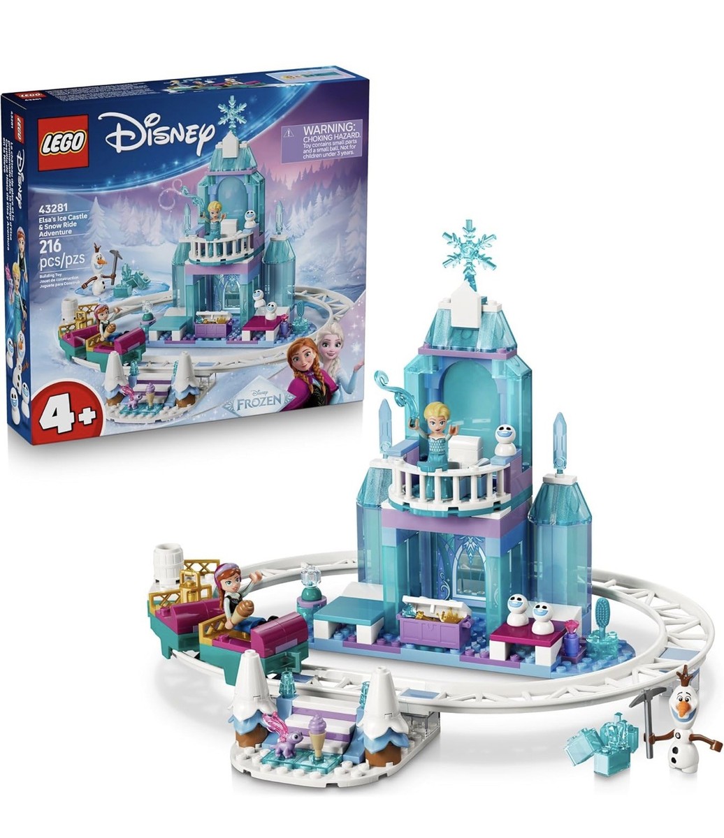 LEGO Disney Frozen Elsa's Ice Castle & Snow Ride Adventure Open