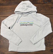 Women  s Patagonia Baby Blue Pullover Uprisal Hoodie Sweatshirt Medium  Read 