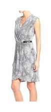 Michael Kors 'Serpent' Side Buckle Faux Wrap Dress NWT MICHAEL Size M