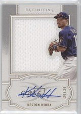 2020 Topps Definitive Collection Relic 30/30 Keston Hiura #ARC-KH Auto 02h0