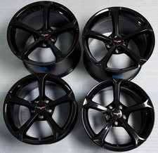 C6 Wheels Corvette Grandsport Grand Sport Z06 Zo6 Black 3lt Wheels Rims 18 19