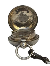 Antique 1878 Silver Sovereign Case C.D. Sanders & J.F.H. Shepherd