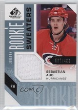 2016-17 SP Game Used Rookie Sweaters 367/499 Sebastian Aho #RS-SA 03mw
