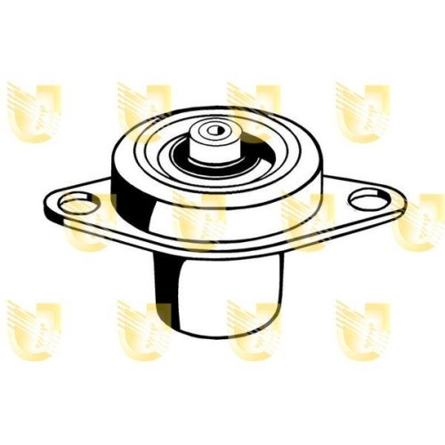 Support moteur avant gauche Unigom 395154 pour Fiat Uno et Innocenti Elba