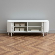 Mueble TV Casa de Muñecas Minimalista y Diseño Miniatura Soporte TV Diseño Moderno