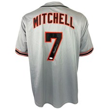 Kevin Mitchelle autographed signed jersey MLB San Francisco Giants JSA COA