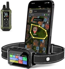 GC02 Wireless GPS Dog Fence System App Control Training Collar No Monthly Fee