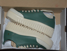 Art  Brighton Leather Trainers 1535 Green Platform Shoes UK 6 EU 39