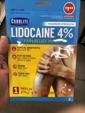 50 Pack Coralite Pain Relief Extra Strength Hot Patch on