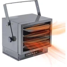 25000 BTU Fan Heaters Electric Furnace with Remote Control